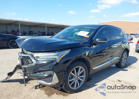 2020 Acura Rdx Technology Package z USA, uszkodzony, nr VIN 5J8TC2H50LL010970